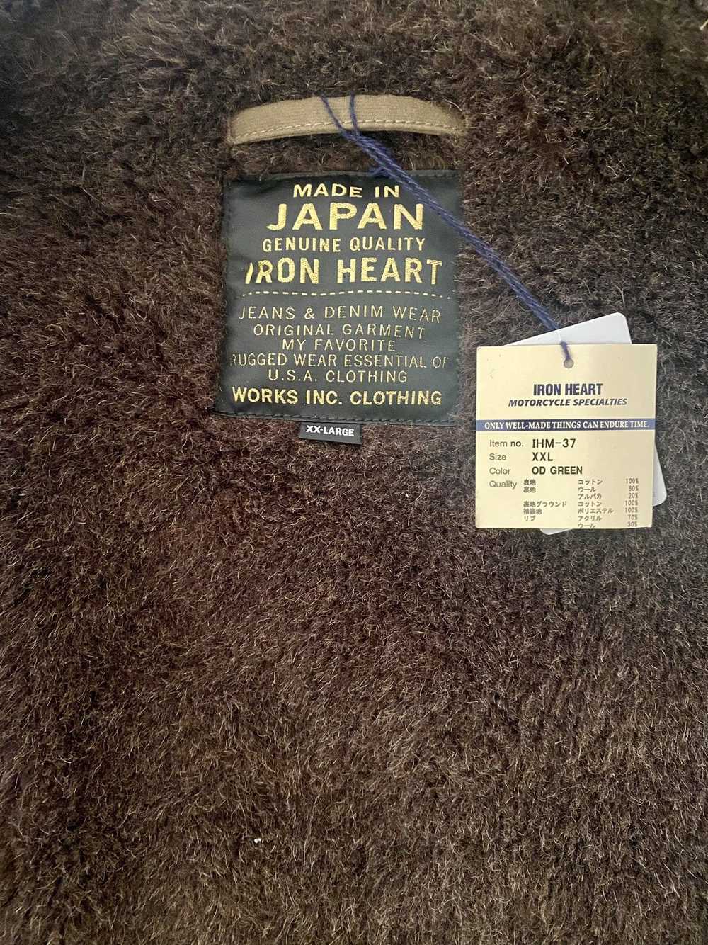 Iron Heart IHM-37 XXL Oiled olive N1 jacket - image 3