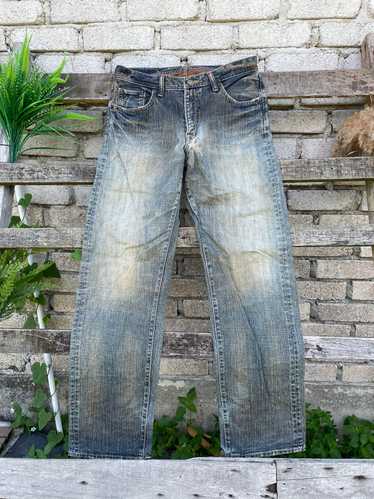 GL Heart By Big John Jeans Distressed Vintage Size 30 GL Heart 100ZX By Big John hot Selvedge Denim Jeans Size 30/31x32