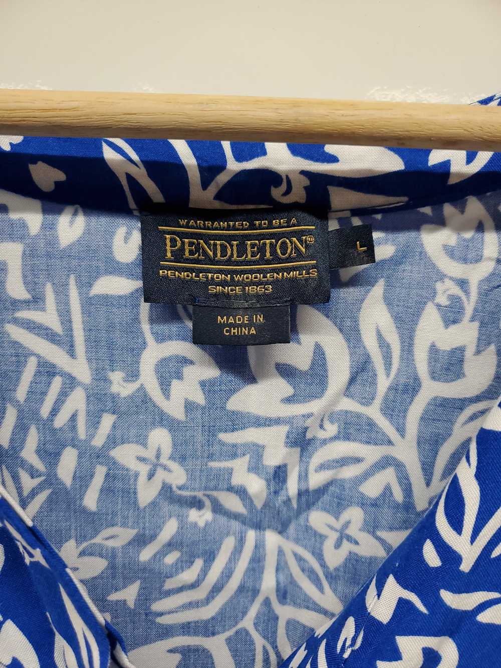 Pendleton Women's Loose Pullover Blue Caftan Dres… - image 3