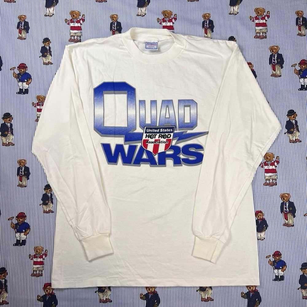 Hot Rod Shirt XL Vintage 90s 00s Quad Wars US Rac… - image 2