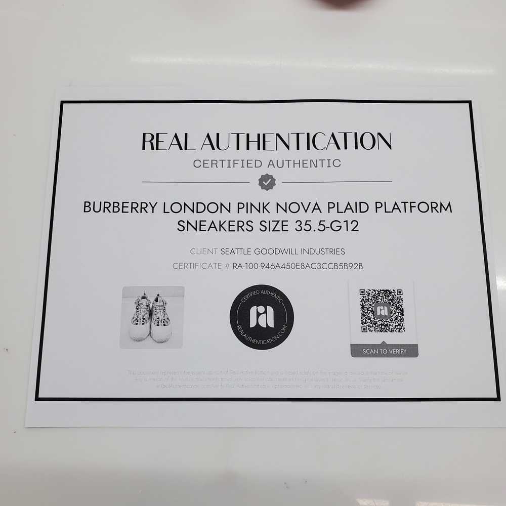 Authenticated Burberry London Pink Nova Plaid Pla… - image 2