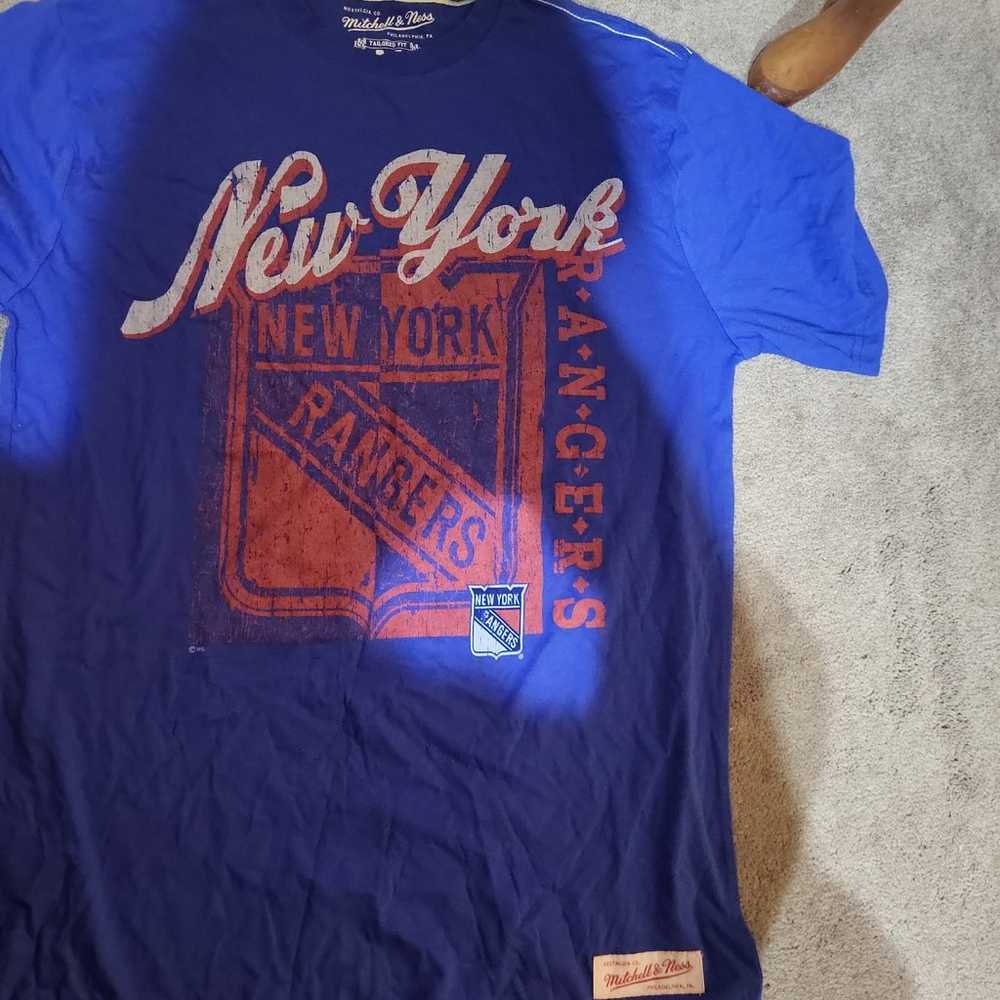 New york Rangers Mitchell and Ness shirt - image 1