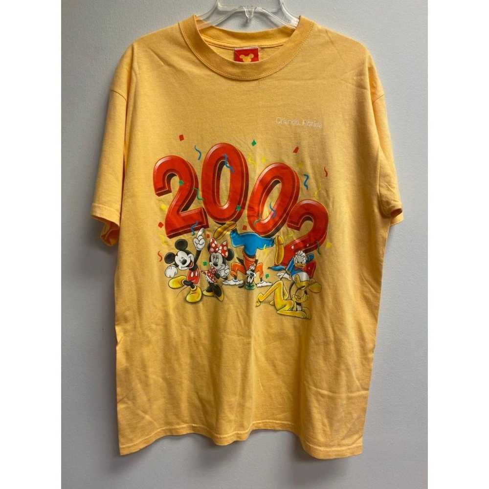 Y2k Vintage Disney 2002 T-shirt Mickey Mouse Goof… - image 1