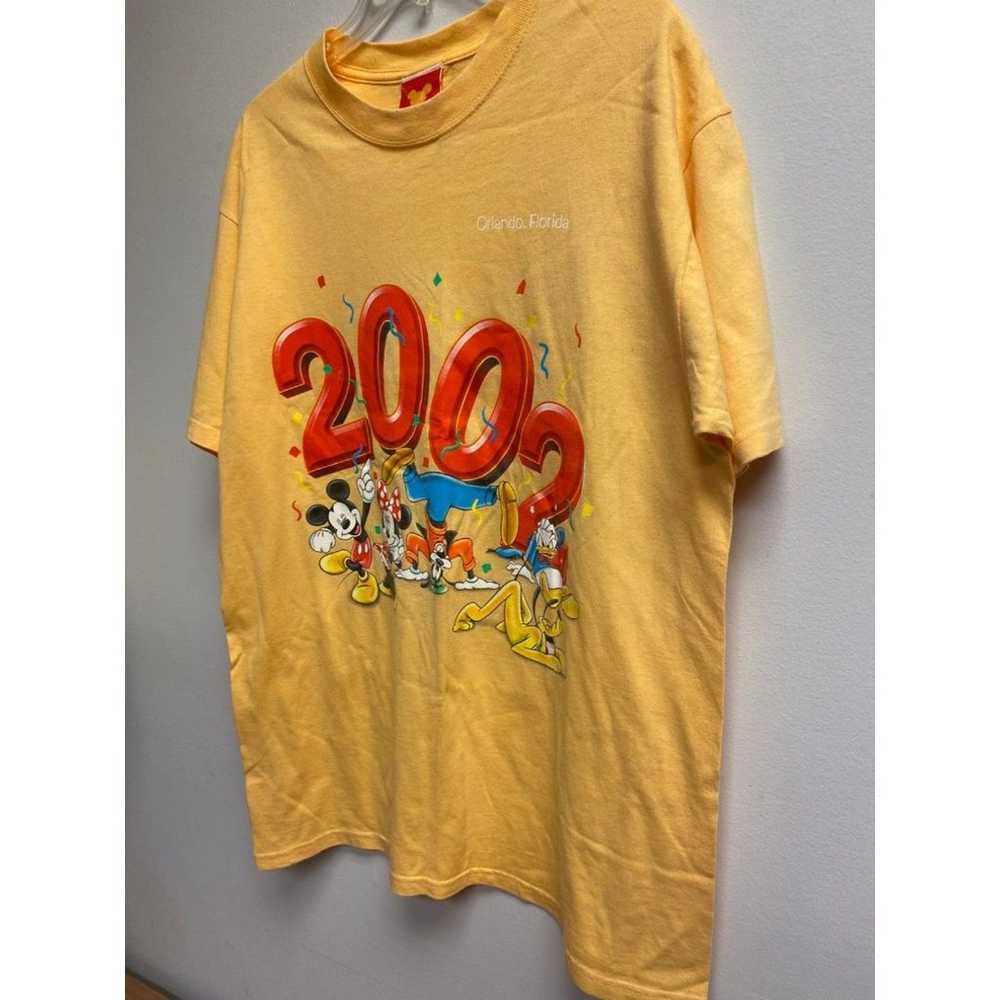 Y2k Vintage Disney 2002 T-shirt Mickey Mouse Goof… - image 3
