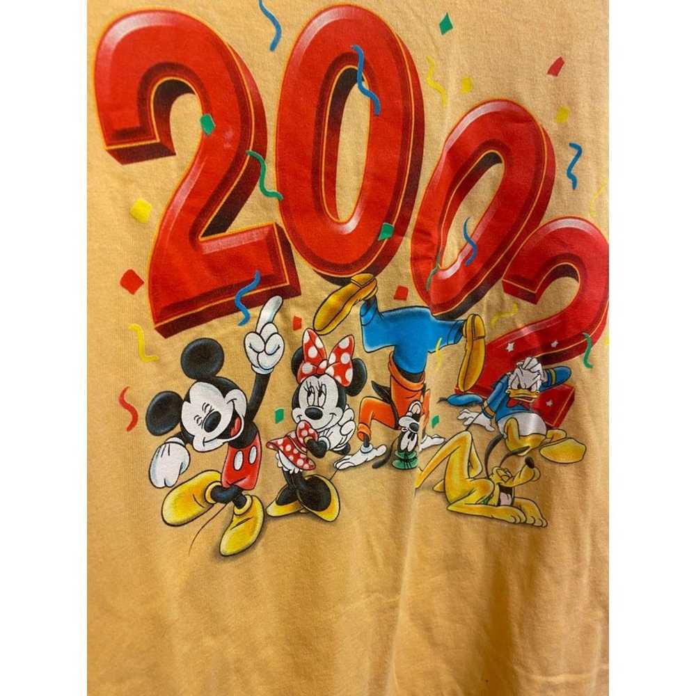 Y2k Vintage Disney 2002 T-shirt Mickey Mouse Goof… - image 4