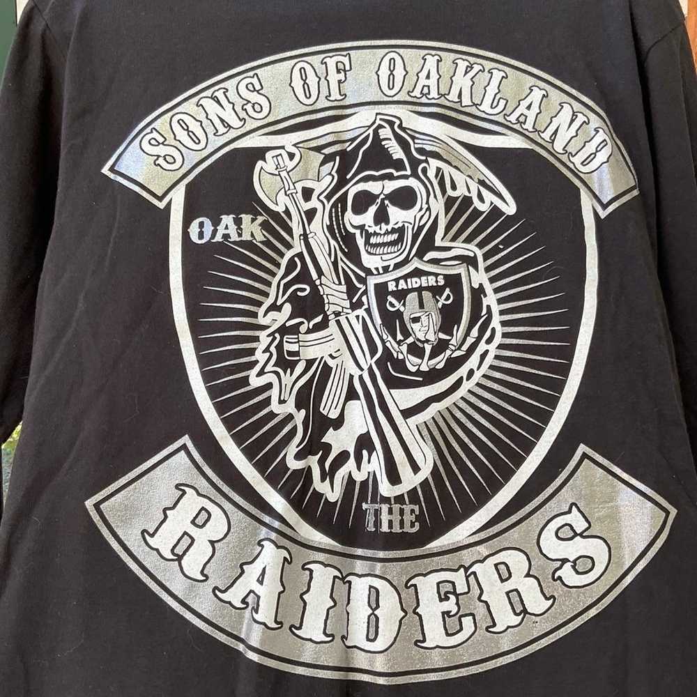 A47..SONS OF OAKLAND RAIDERS ONLY ONE NATION BLAC… - image 2