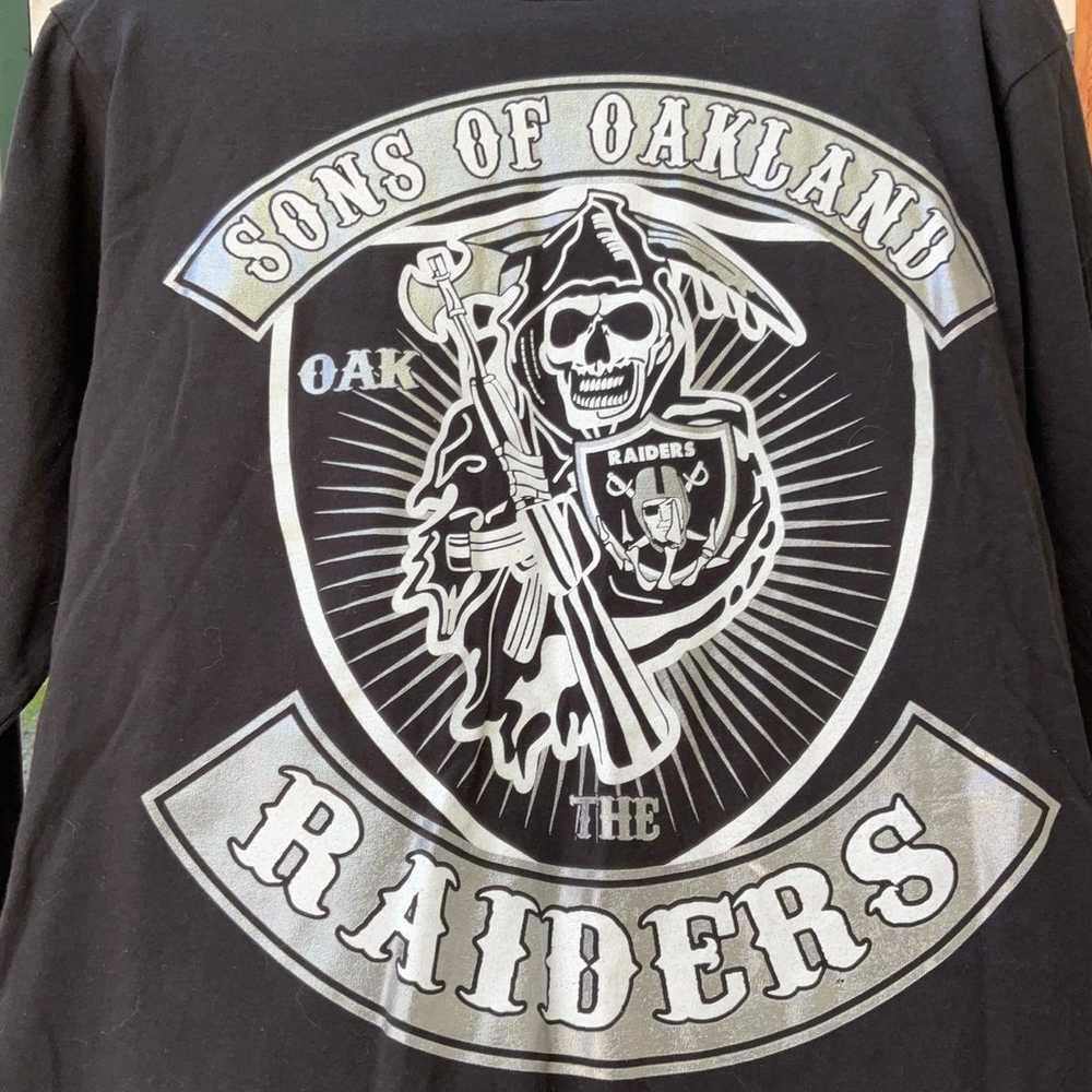 A47..SONS OF OAKLAND RAIDERS ONLY ONE NATION BLAC… - image 5