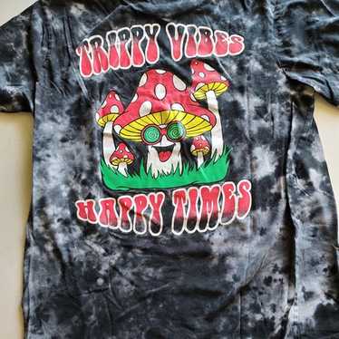 Trippy Times Happy Vibes Men's T-shirt - image 1