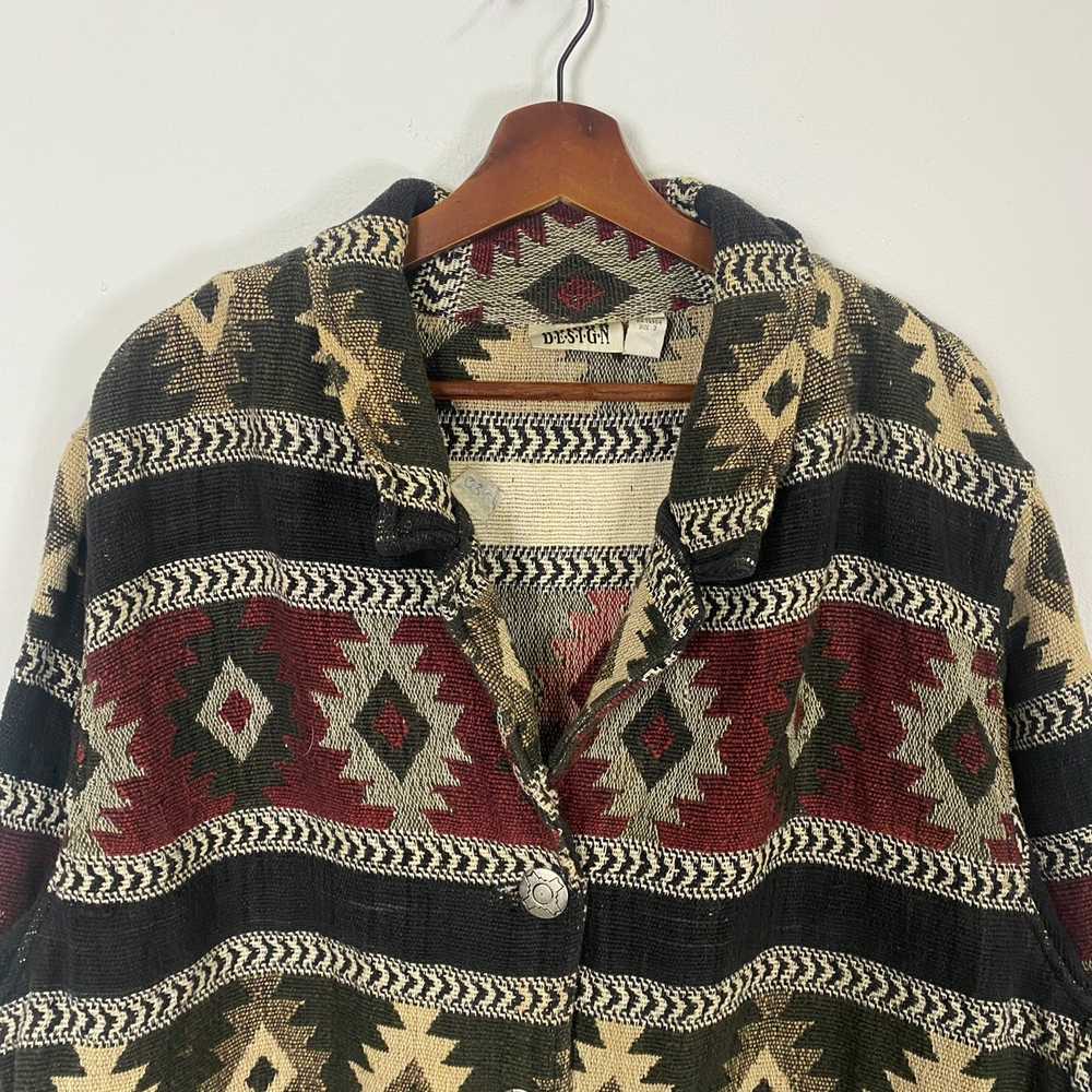 Art - Vintage Chicos Design Navajo Style Jacket - image 4