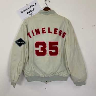 Designer - Vintage Timeless Big Logo Bomber Jacket - image 1