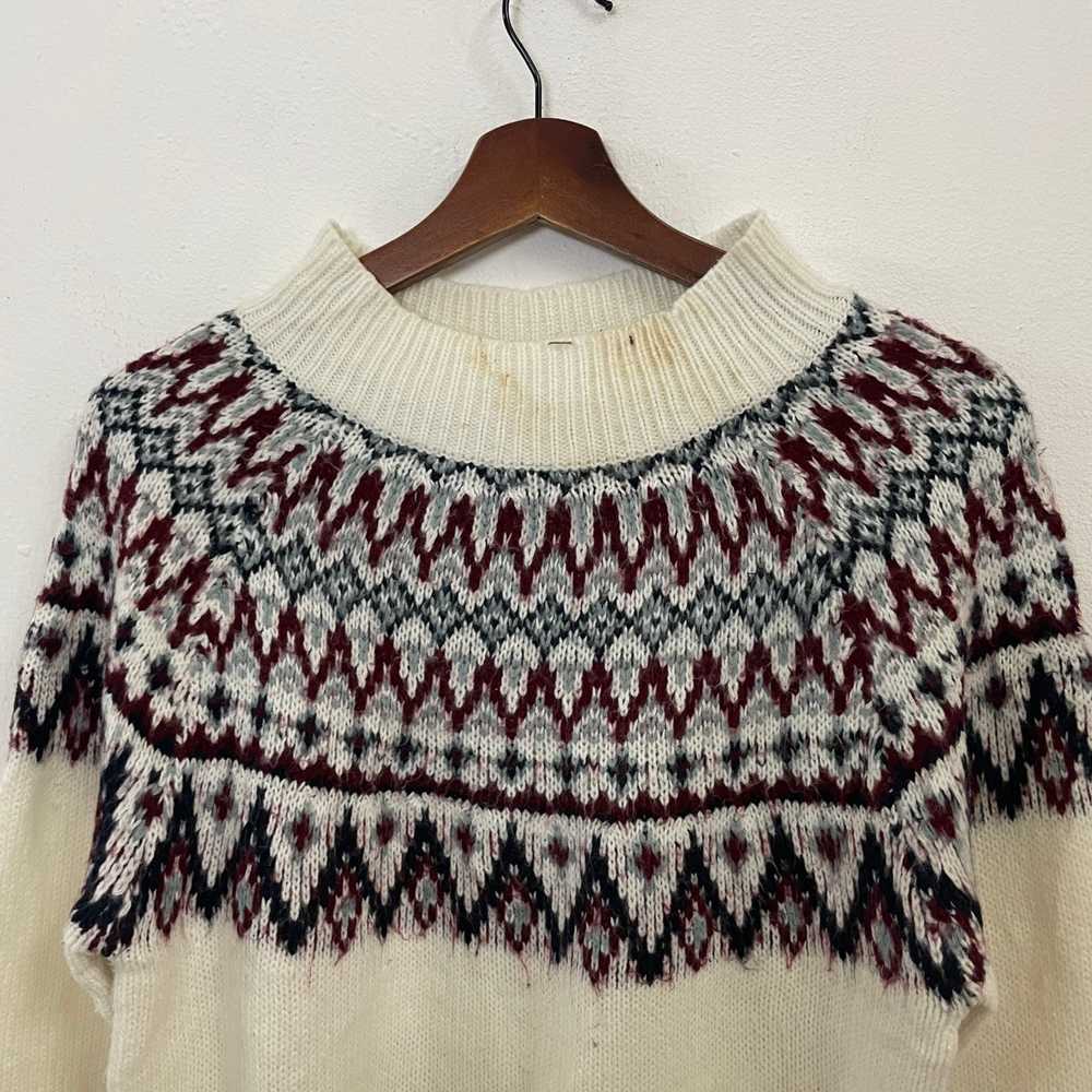 Homespun Knitwear - Vintage Tiptop Crewneck Art K… - image 4