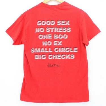 4Hunnid T-shirt Med Good Sex No Stress One Boo No… - image 1