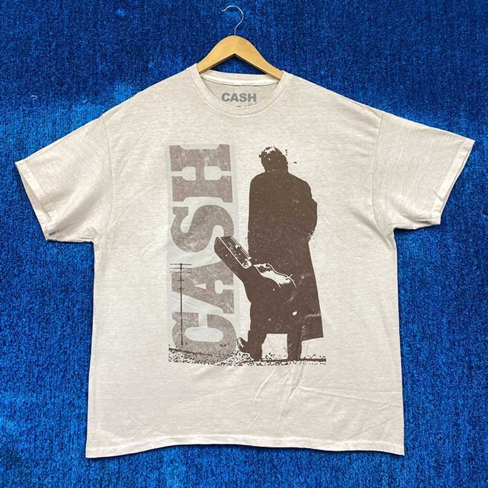 Johnny Cash Walk the Line Oversized Country Tee L - image 1