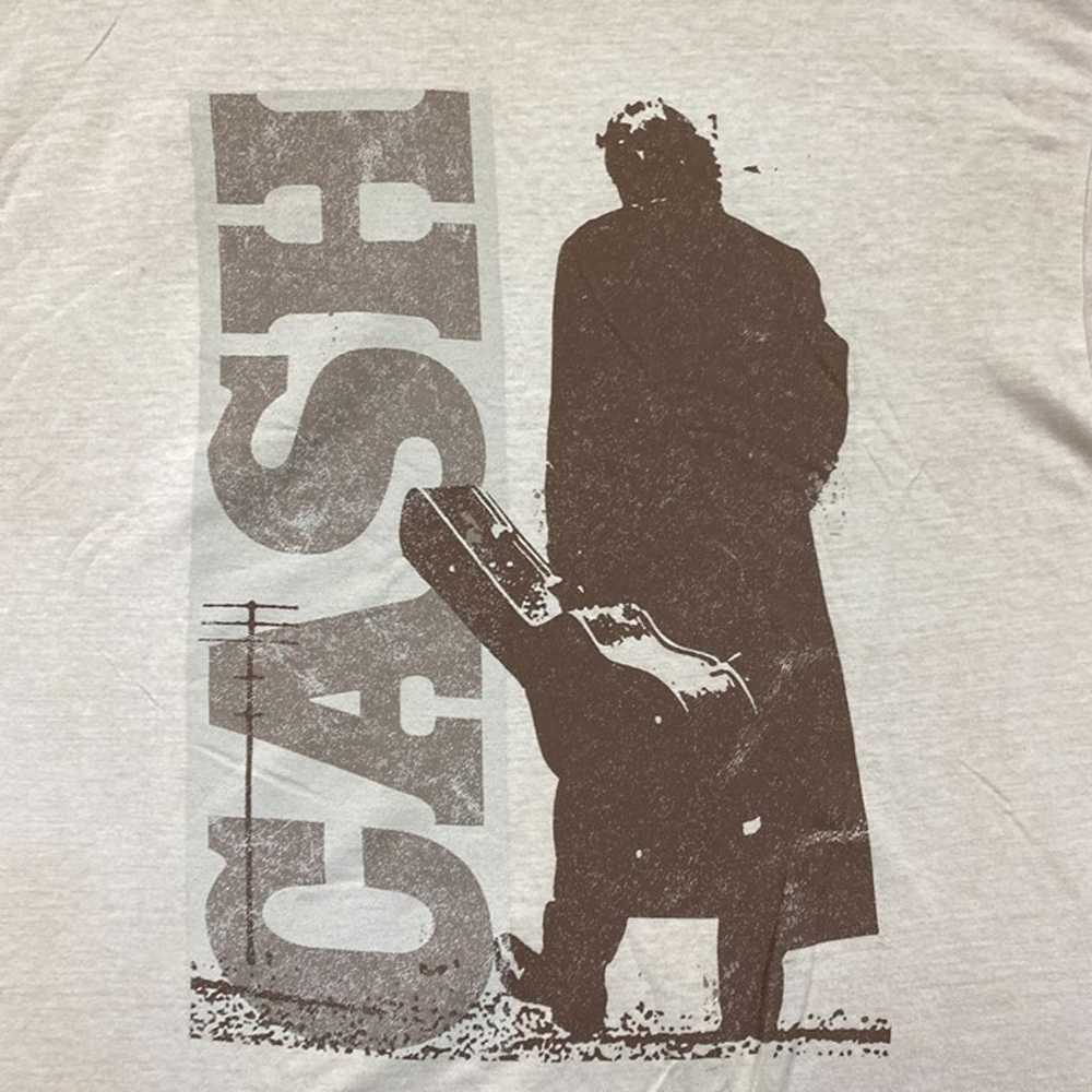 Johnny Cash Walk the Line Oversized Country Tee L - image 2