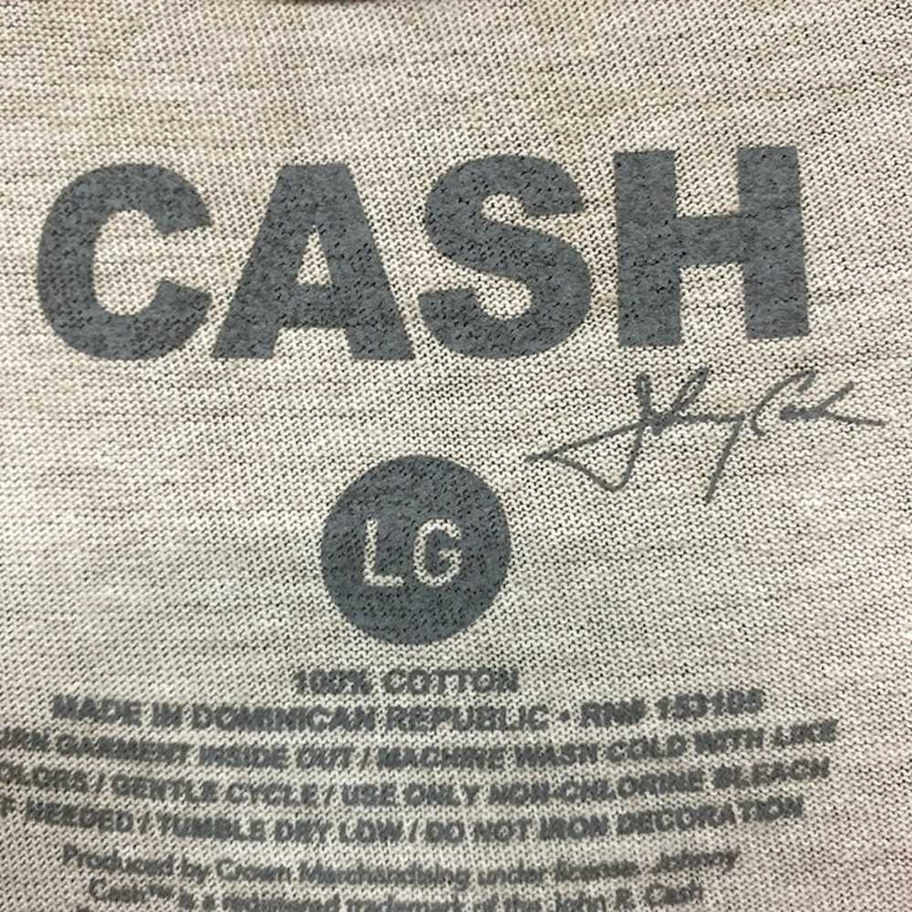 Johnny Cash Walk the Line Oversized Country Tee L - image 4