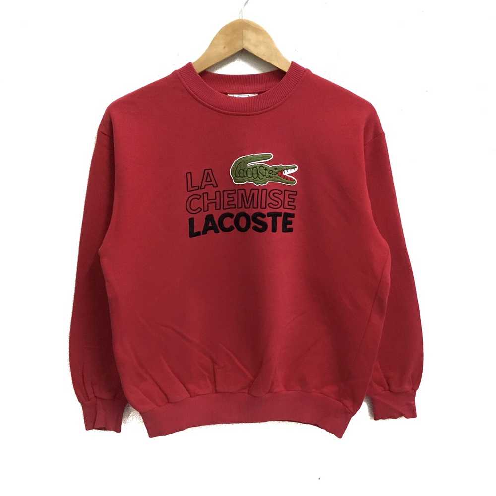 Vintage - VINTAGE CHEMISE LACOSTE BIG LOGO EMBROI… - image 1