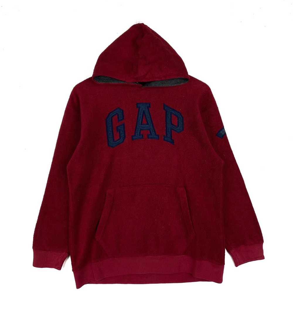 Vintage - VINTAGE GAP BIG LOGO EMBROIDERY FLEECE … - image 1