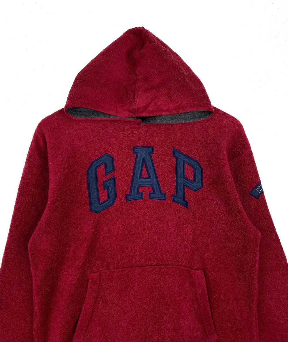 Vintage - VINTAGE GAP BIG LOGO EMBROIDERY FLEECE … - image 3