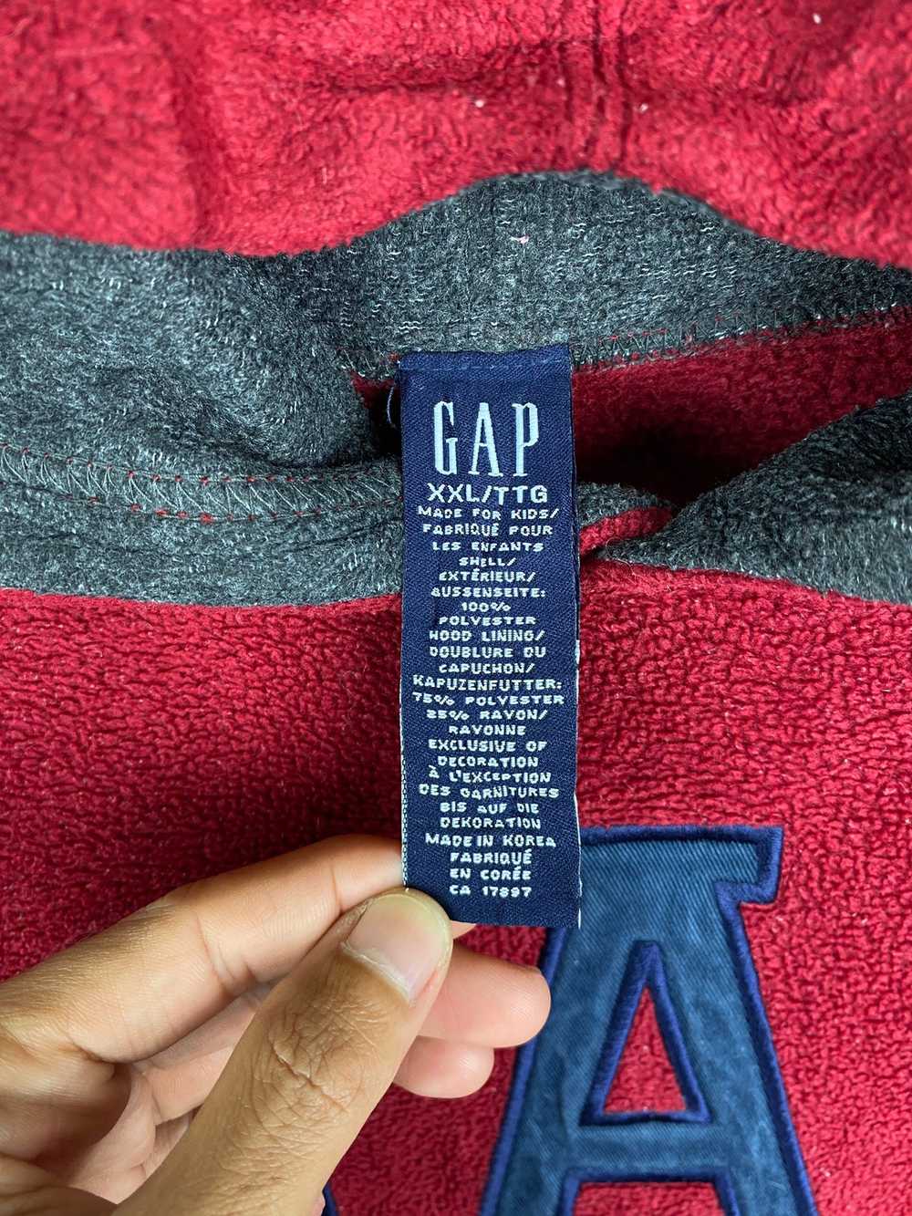 Vintage - VINTAGE GAP BIG LOGO EMBROIDERY FLEECE … - image 4