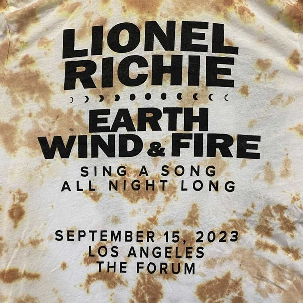 Lionel Richie Hello Earth Wind & Fire Rock Tie Dy… - image 4
