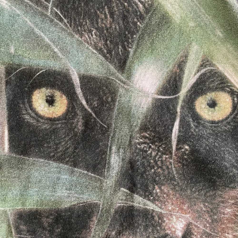 VTG The Mountain Big Jungle Black Panther Green G… - image 4
