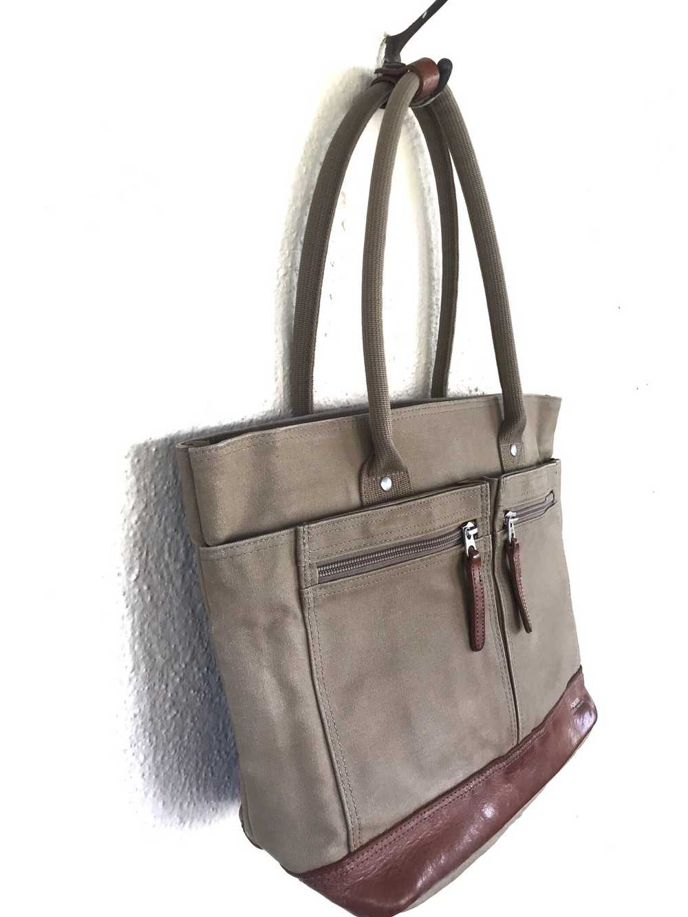 PORTER Tokyo Vegetable Tanned Leather Tote Bag - image 2