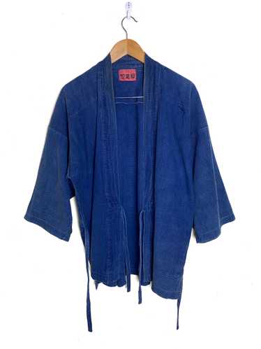 Indigo - 🇯🇵 Vintage Kendo Indigo Blue Denim Kimo