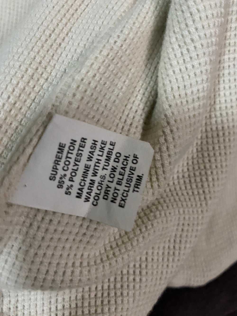 Vintage Supreme “Fuck Bush” Thermal Zip Up Hoodie - image 12