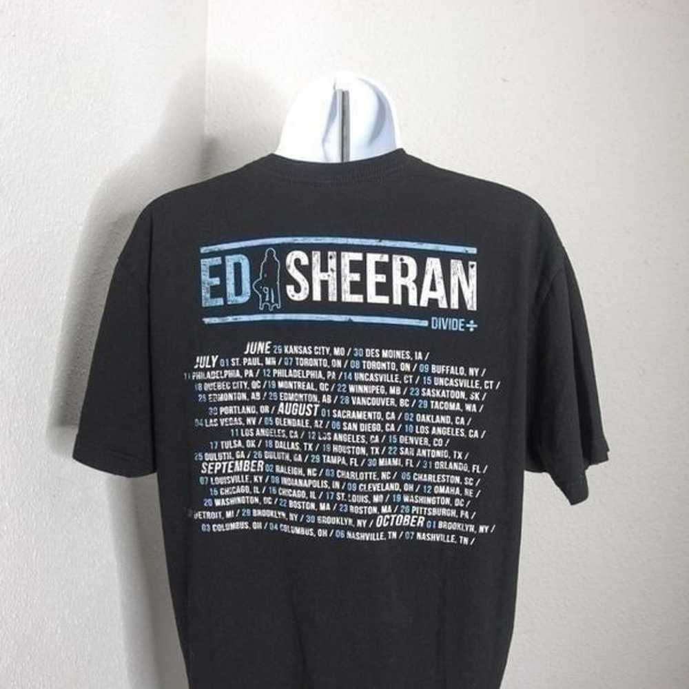 Ed Sheeran Divide Tour Shirt Size Medium - image 4