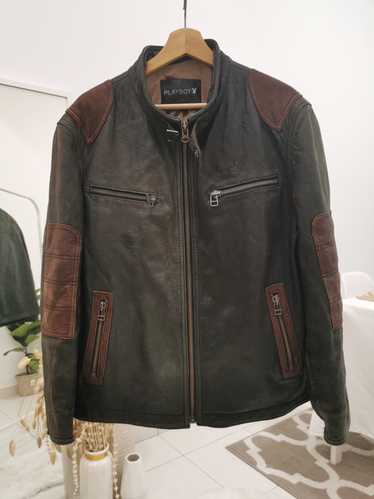 Vintage - Rare vintage Playboy bikers leather jac… - image 1