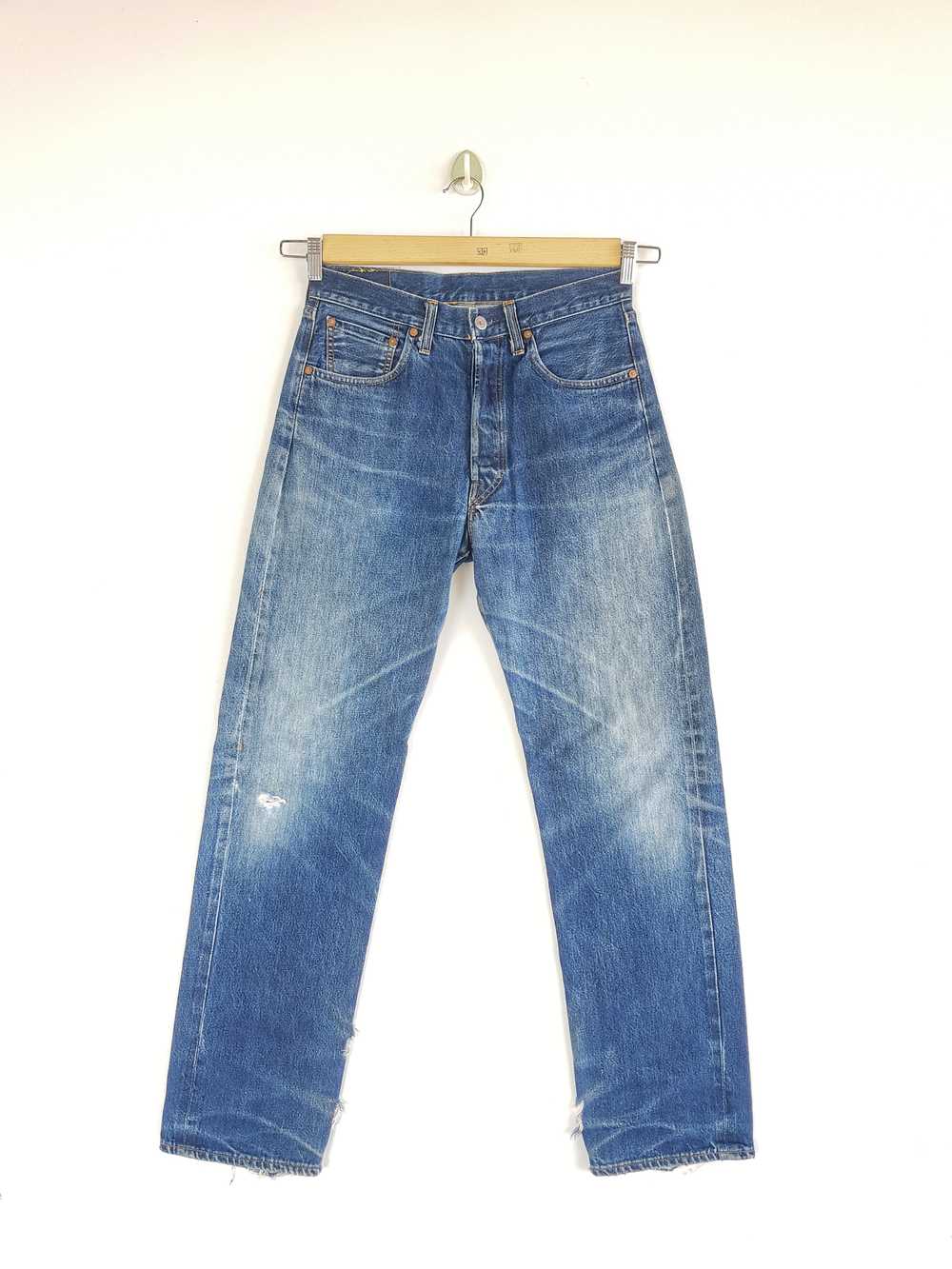 Vintage - Distressed Levis 501xx Jeans Redline Le… - image 1