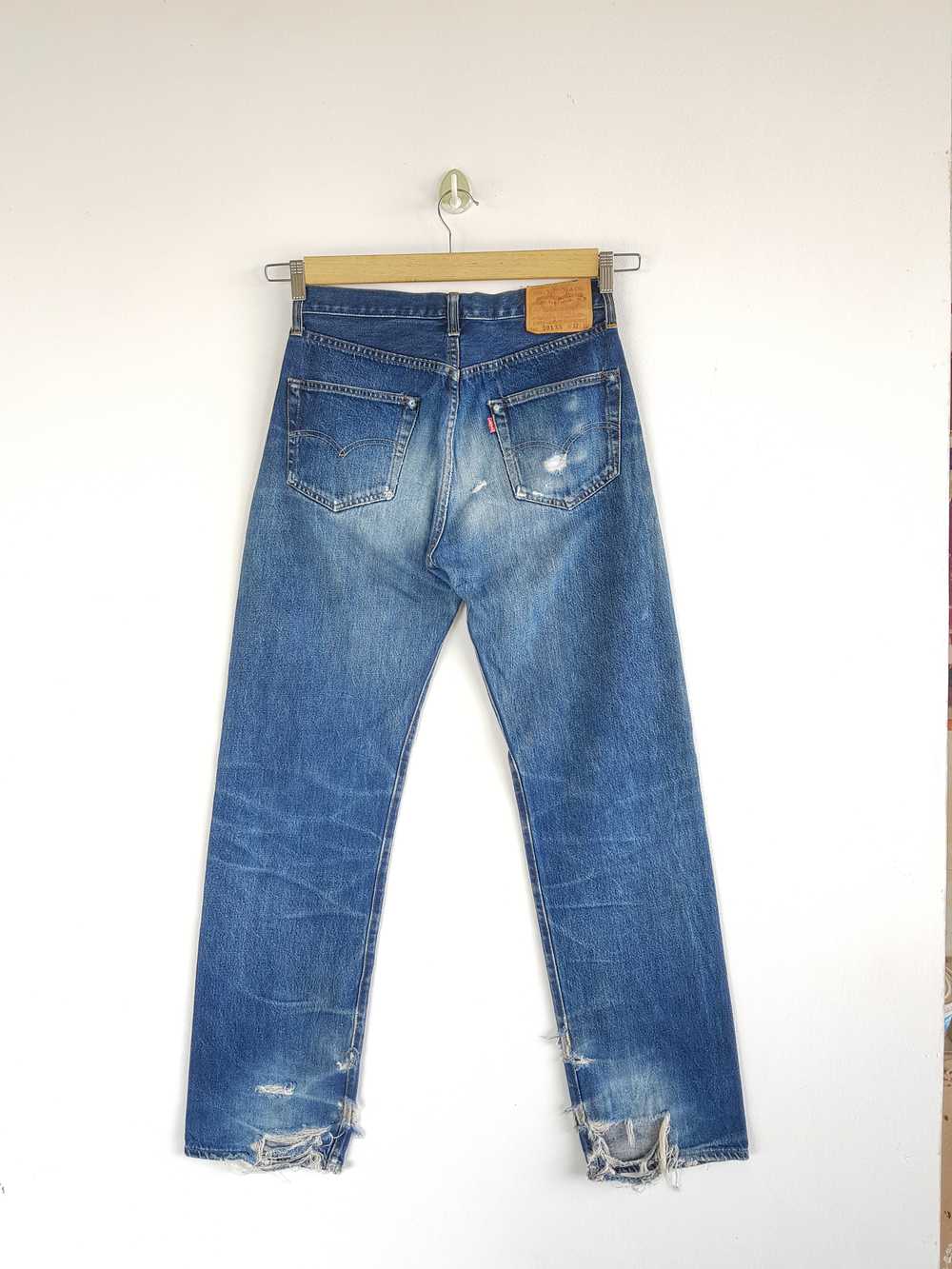 Vintage - Distressed Levis 501xx Jeans Redline Le… - image 2