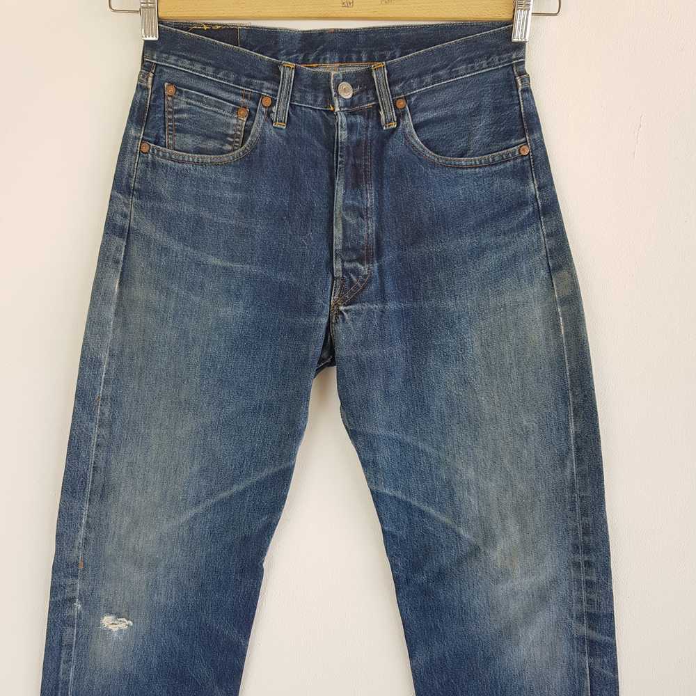 Vintage - Distressed Levis 501xx Jeans Redline Le… - image 5