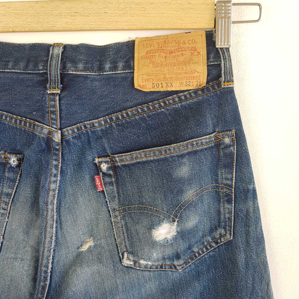 Vintage - Distressed Levis 501xx Jeans Redline Le… - image 7