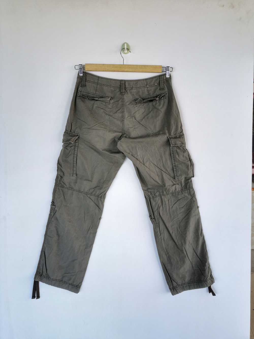 Vintage - Japanese Cargo Pants Multi Pocket Bonda… - image 2