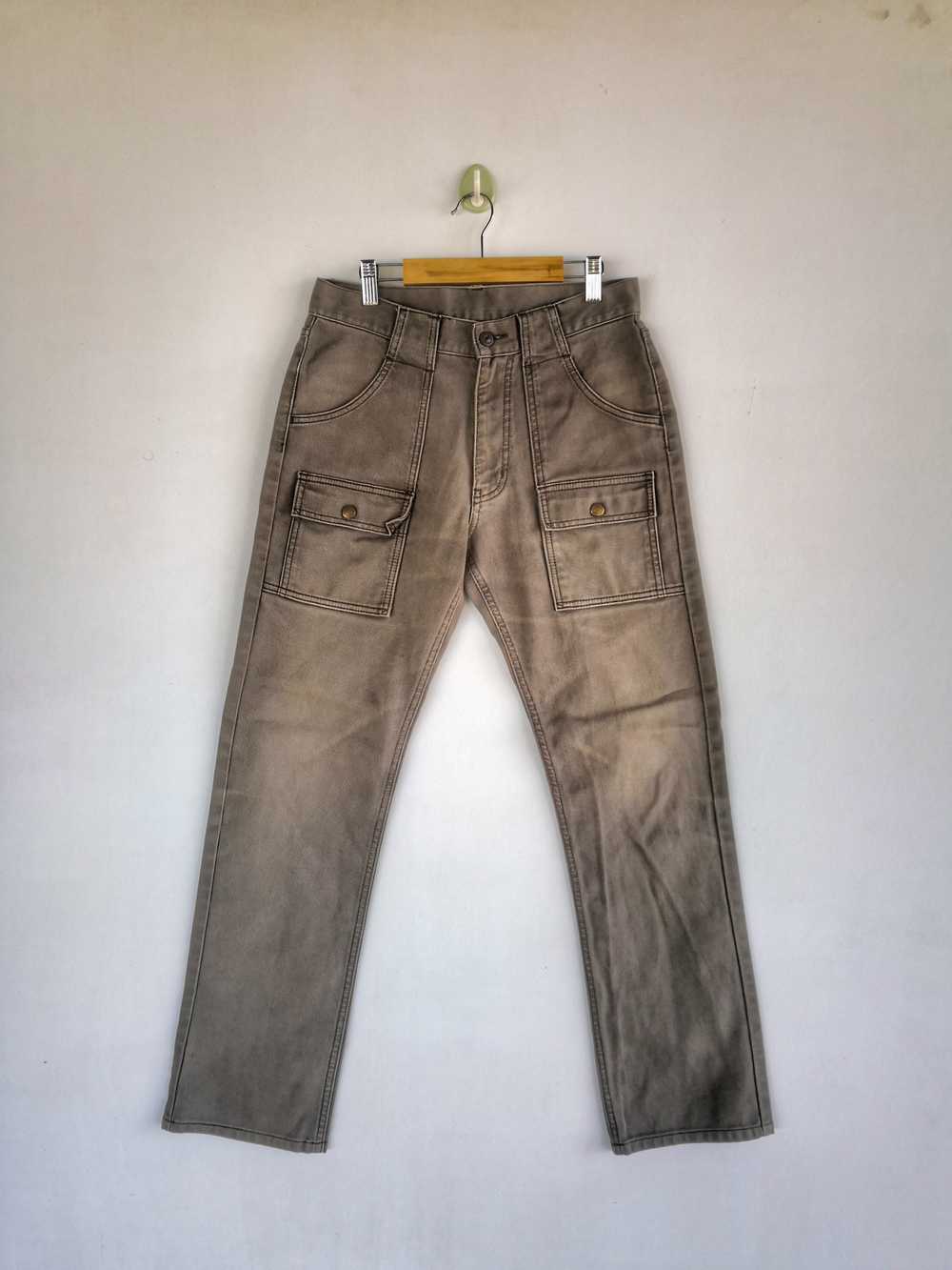 Vintage - Japanese Cargo Pants Multi Pocket Bonda… - image 1