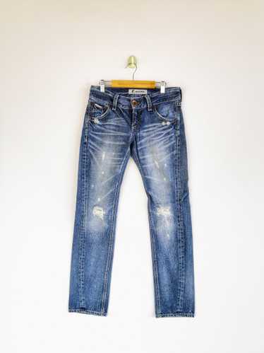 YUTHENTIC ♥ Hand washed vintage denim jumper /追跡付 Back number pants denim - Gem