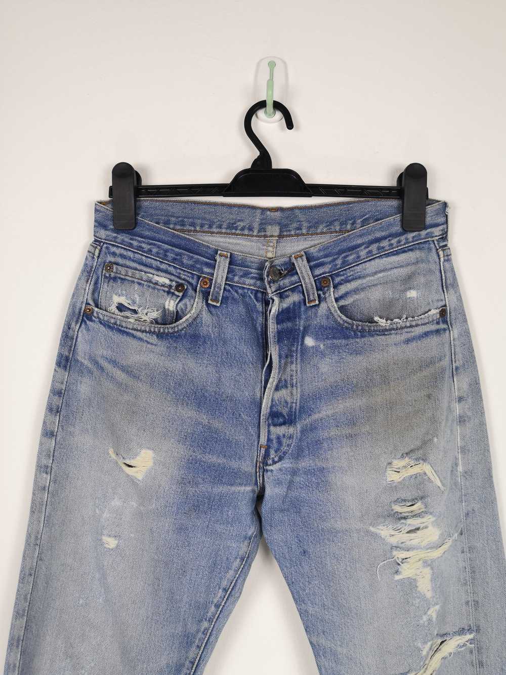 Vintage - Levis 501 Jeans Distressed Levis 501 De… - image 4