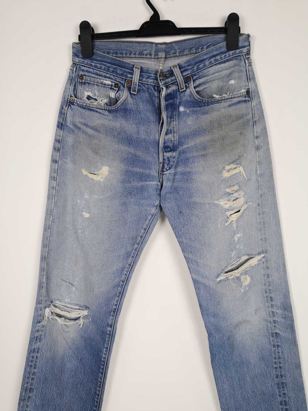 Vintage - Levis 501 Jeans Distressed Levis 501 De… - image 5