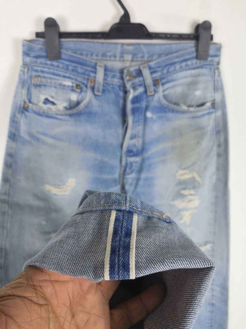 Vintage - Levis 501 Jeans Distressed Levis 501 De… - image 9