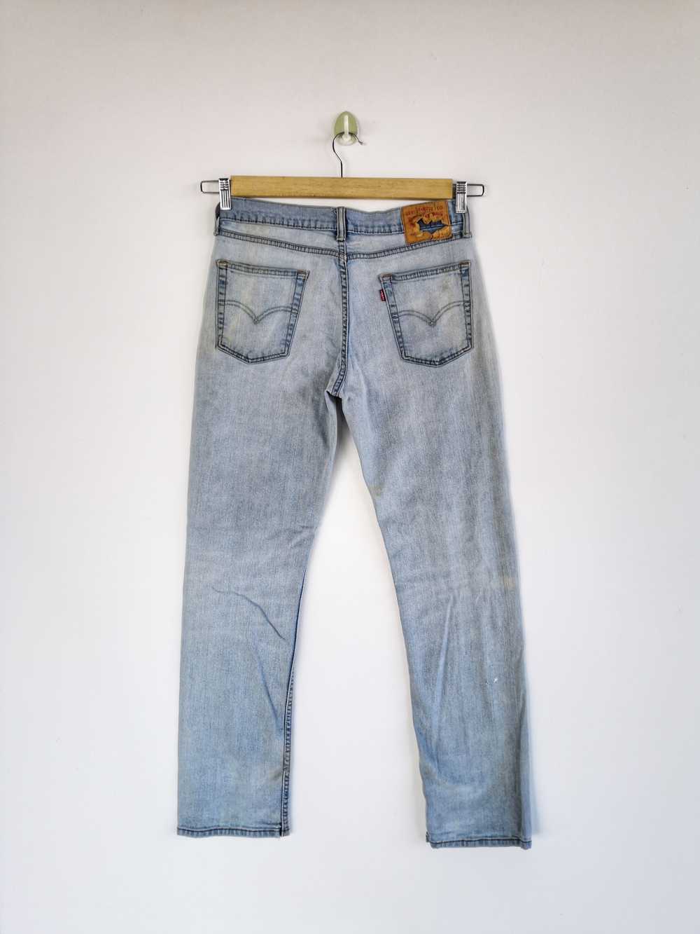 Vintage - Vintage Levis 514 Jeans Light Blue Rust… - image 2