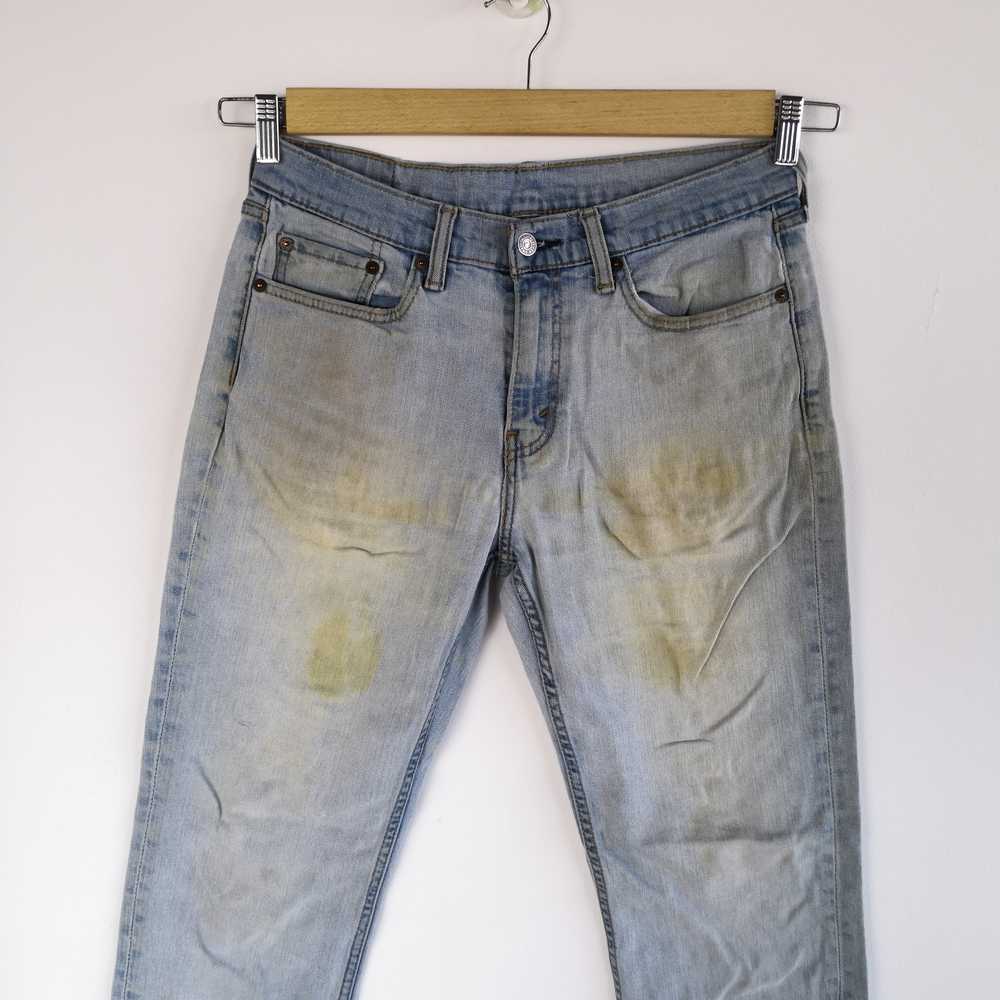 Vintage - Vintage Levis 514 Jeans Light Blue Rust… - image 3