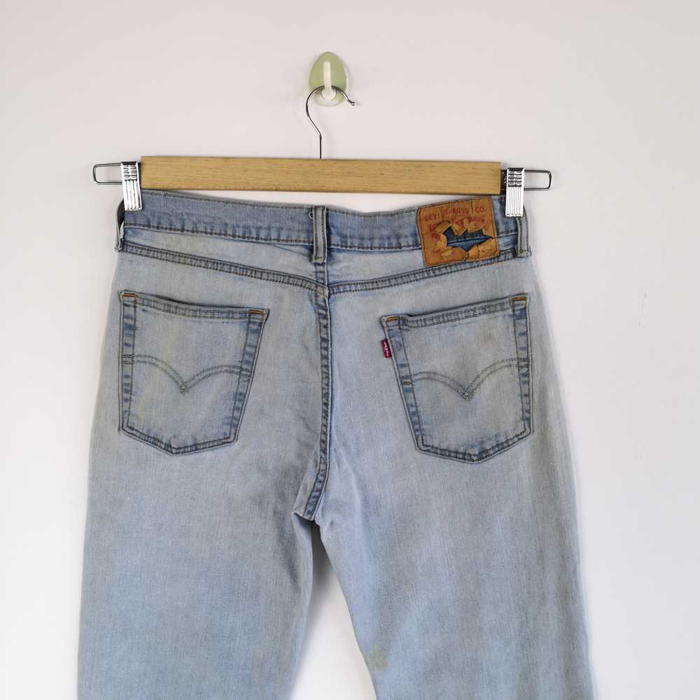Vintage - Vintage Levis 514 Jeans Light Blue Rust… - image 4