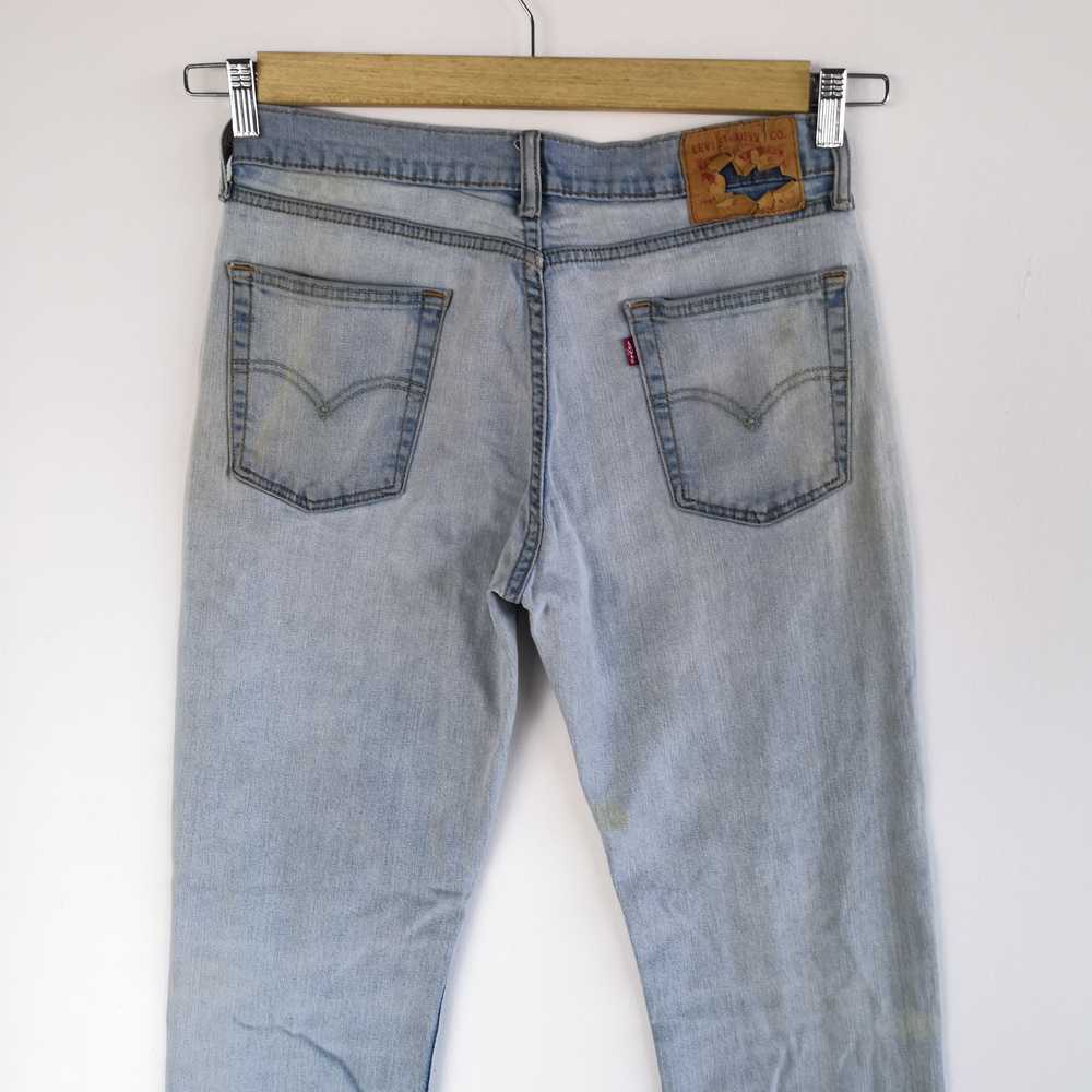 Vintage - Vintage Levis 514 Jeans Light Blue Rust… - image 5