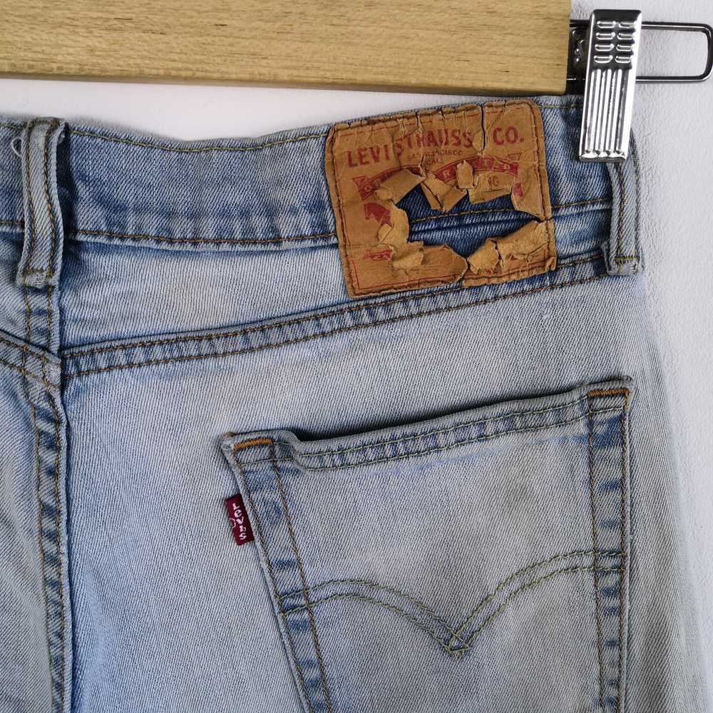 Vintage - Vintage Levis 514 Jeans Light Blue Rust… - image 6