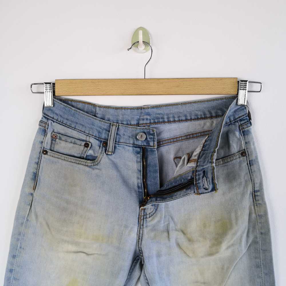 Vintage - Vintage Levis 514 Jeans Light Blue Rust… - image 7