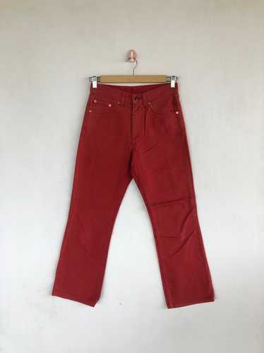 Vintage - Vintage Levis 517 Flare Jeans Red Levis 