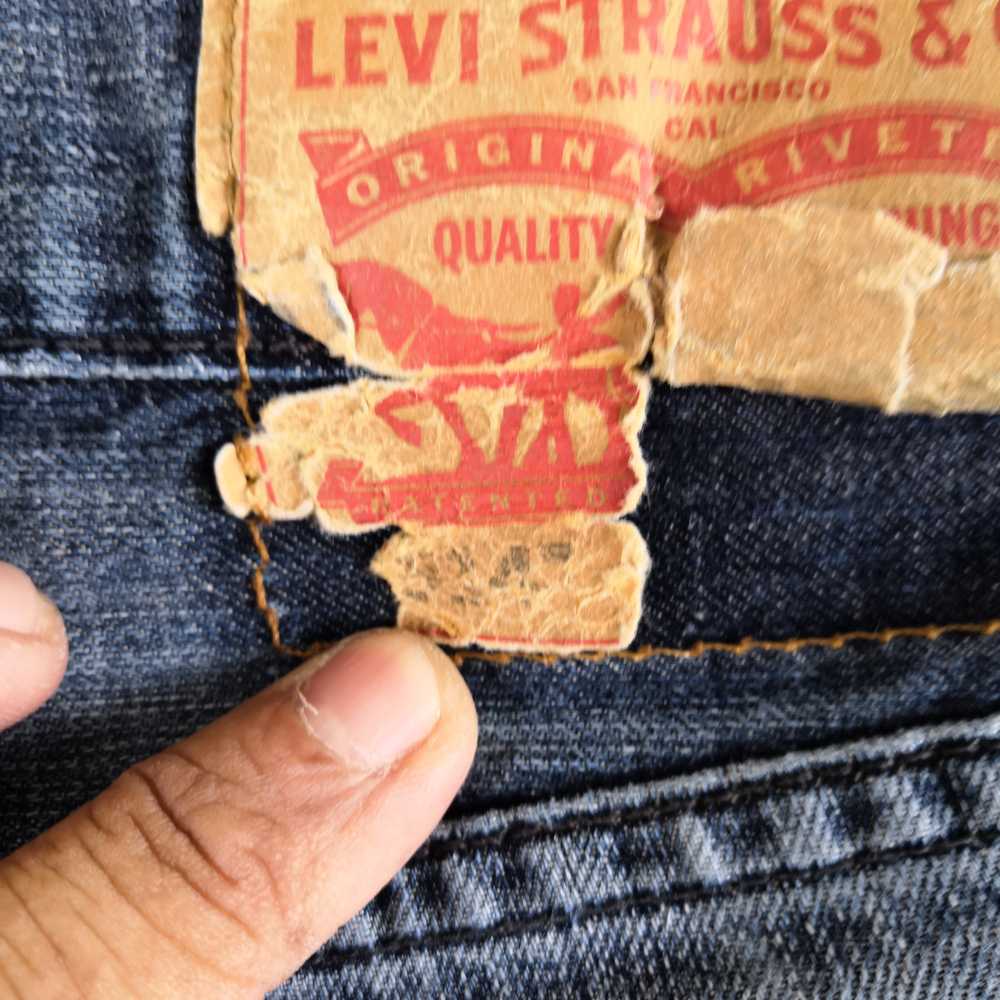 Vintage - Vintage Levis Jeans Dark Blue Levis 514… - image 8