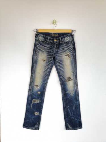 Vanquish - Vanquish Japan Jeans Distressed Denim J