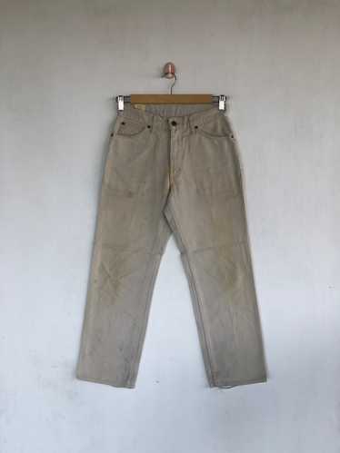 Vintage - Vintage Lee Jeans Beige Lee Westerner De